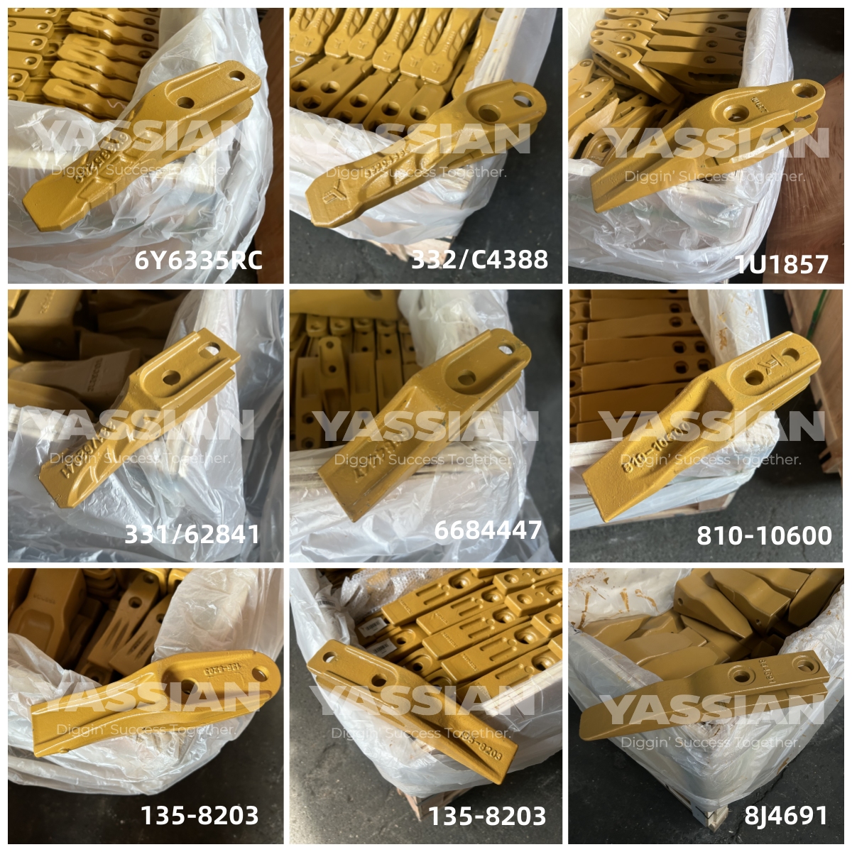 Heavy Equipment Bucket Teeth 5 Dents de godet d'équipement lourd 5