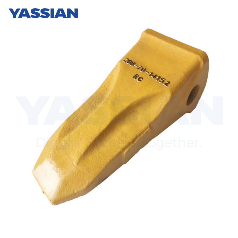 Yassian Bucket Teeth Standard Tip standard thewing conseils 208-70-14152 Komatsu Excavator Dentor 208-70-14152RC 208-70-14152TL