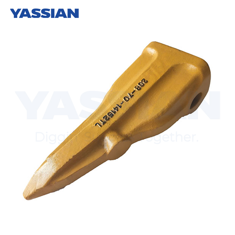Yassian Bucket Teeth Standard Tip standard thewing conseils 208-70-14152 Komatsu Excavator Dentor 208-70-14152RC 208-70-14152TL