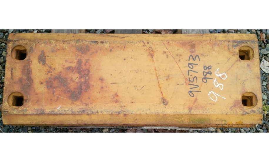 Cat988 Boulon sur les plaques de talon 9v5793