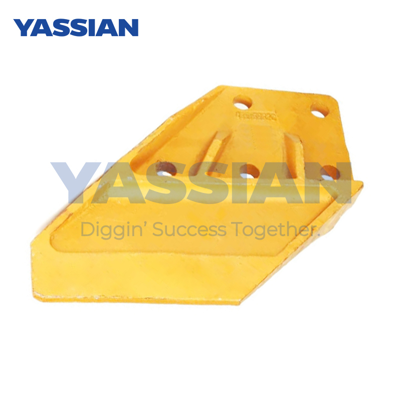 63E1-3533/61E3-3533 Hyundai R210 R290 R300 R320 série coupe latérale de godet, adaptateur de godet d'excavatrice et de chargeur et coupe latérale de godet à dents