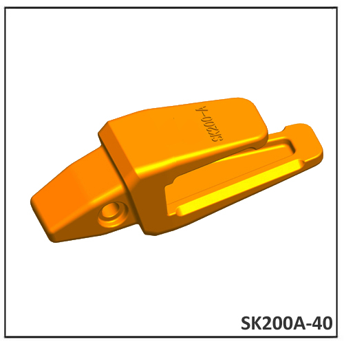 Adaptateur de la broche latérale à deux sangles Adaptateur SK200A-40 pour Kobelco