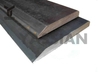 1 1/2 x 12 x 12 pouces de soudure sur le bord