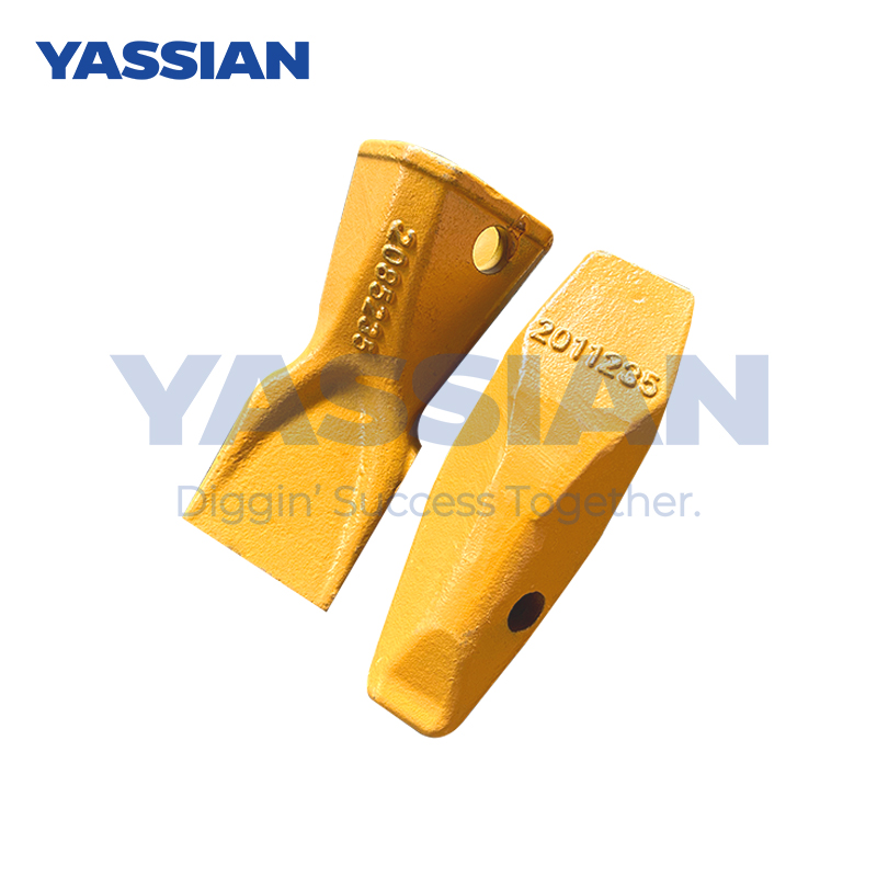 Conseils de seau 208-5235 201-1235 Earth Moving Equipment Pièces de rechange