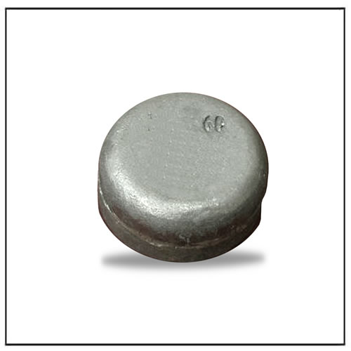 Bouton d'usure en fer blanc à chrome élevé 60 mm