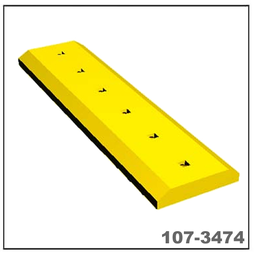 Caterpillar D8 Bulldozer Central Cuting Blade 45mm 107-3474, 1073474