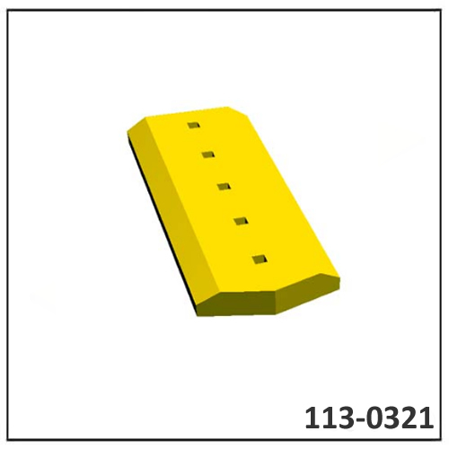 Bulldozer Cutting Bords HD 60 mm D9 113-0321