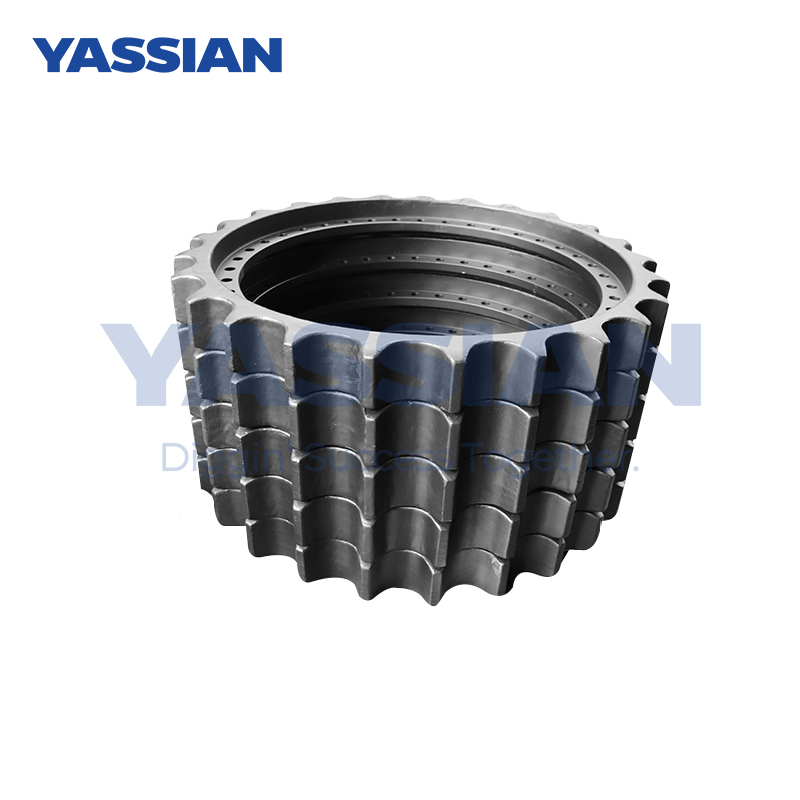 Sprocket Sprocket Segment Excavator PC1250 Pièces de chariots de course pignon Sprocket