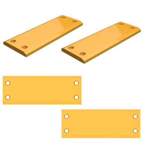 Plaque d'usure du chargeur de bord de base 6Y3609 Bolt-on