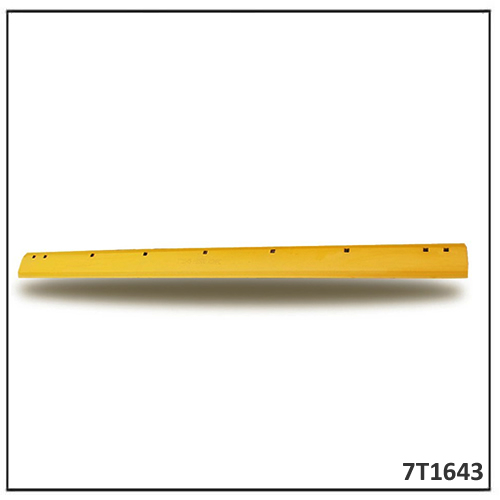 Résistance à l'abrasion 9 trous Caterpillar Pièces de rechange Courbe Cutted Brête 7T1643