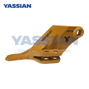 Dents de seau Kobelco 63E1-3534 / 61E3-3534 pour 5 trous Pièces de remplacement de la coupe latérale