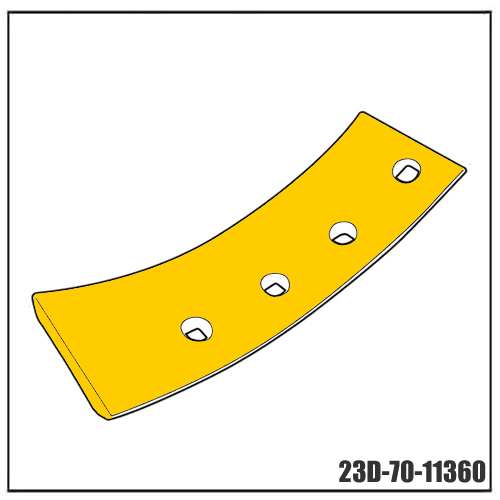 23d-70-11360 Moldboard End Bit Fit Motor Grader