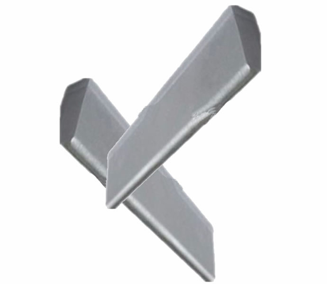 Bar d'usure en forme de fer blanc 700 Ho / 63 HRC