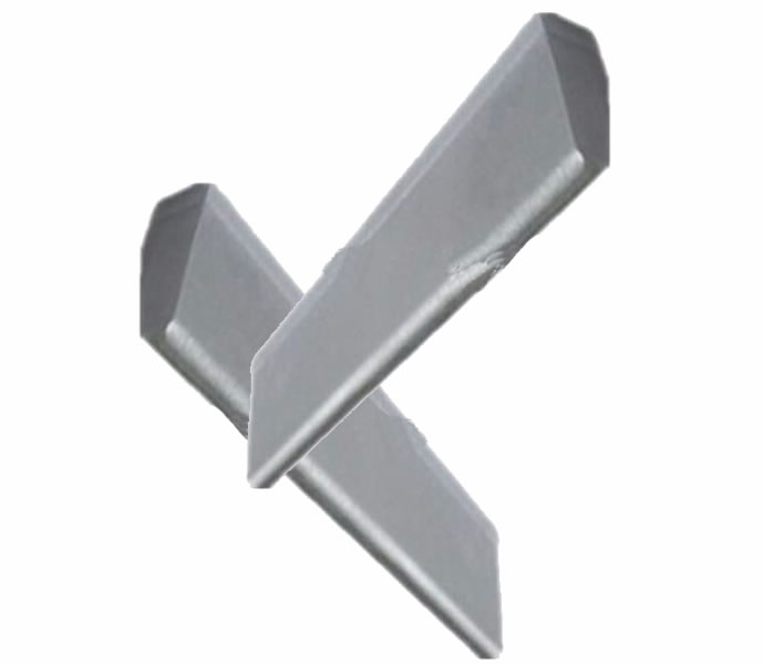 Bar d'usure en forme de fer blanc 700 Ho / 63 HRC