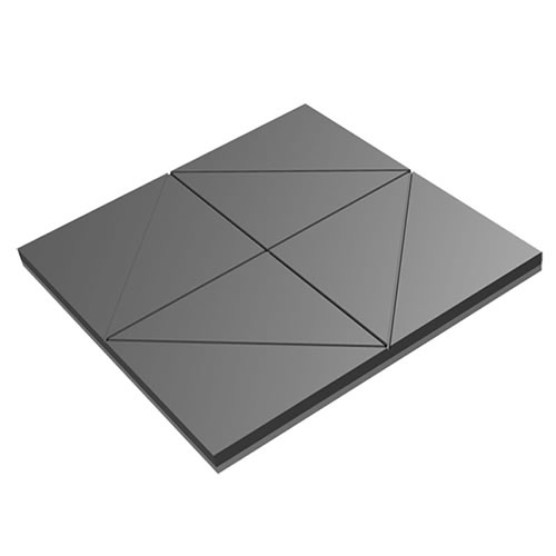 Plaques d'usure laminées en fer blanc