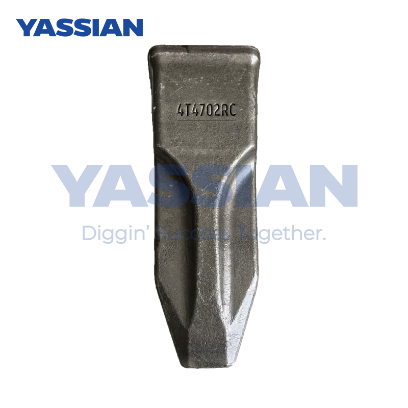 Pièces de machines de construction du remplacement 4T4702RC de dents de seau de Bobcat de dents de seau de forgeage