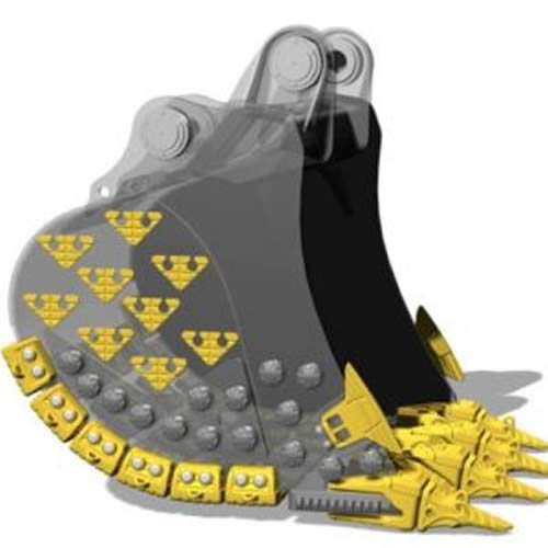Bouton d'usure du seau à excavateur lourd 90 mm