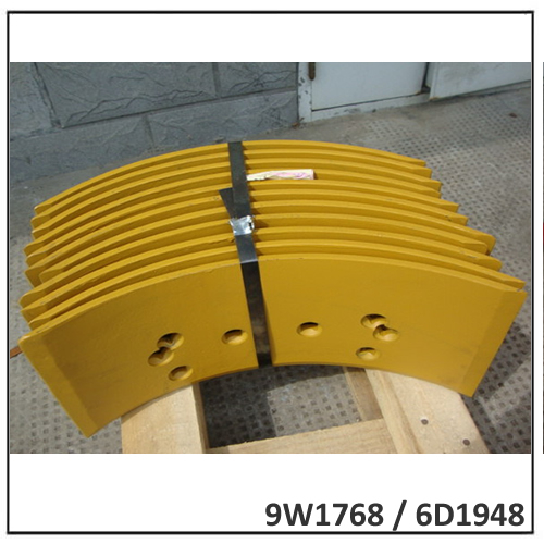 Cat Motor Grader Ronsulter les lames de bit de fin