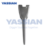 Dents de godet forgées pour pièces de rechange pour machines de terrassement, excavatrice V480TT